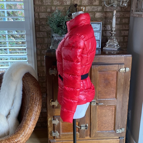 RINO AND PELLE RED & BLACK SNOWBOARDING JACKET PUFFER COAT 34 EXCELLENT - Picture 3 of 9